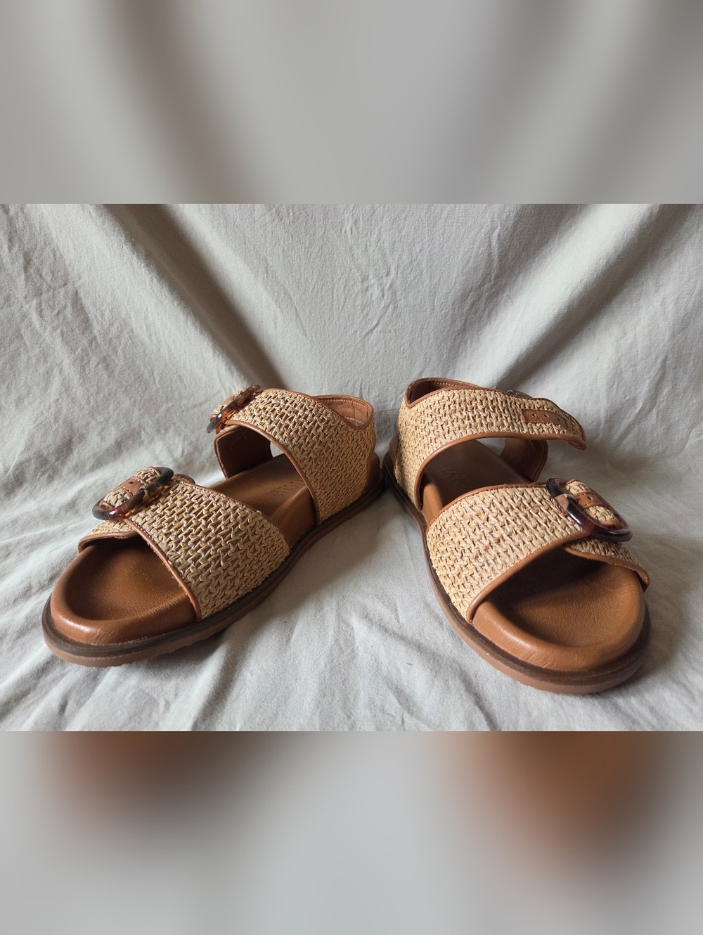 Luna Sole Eden Wicker Coconut Sandal - Never Worn - Picture 3 of 8